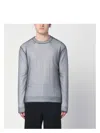 Jil Sander Grey Jumper With Layered Design In Gray