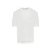 Jil Sander Crewneck Short-sleeved T-shirt In Grey