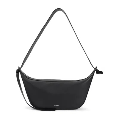 JIL SANDER MEN'S KNOT CROSSBODY HANDBAG