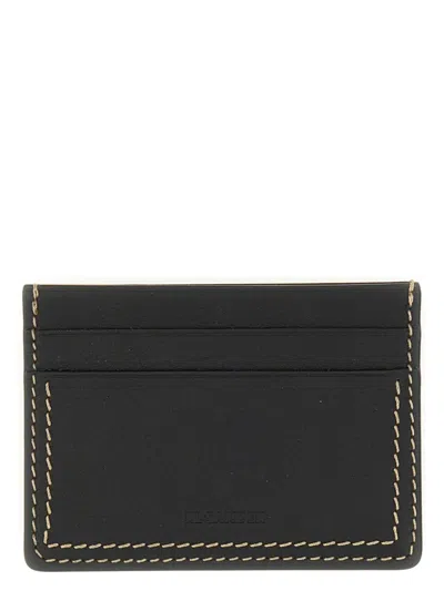JIL SANDER MEN'S LEATHER CARD HOLDER