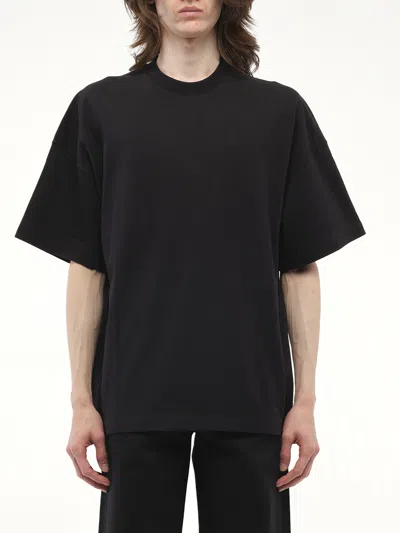 Jil Sander Men's Logo Flag T-shirt In Black