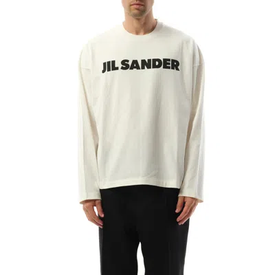 JIL SANDER MEN'S LOGO LONG SLEEVE T-SHIRT