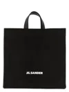 Jil Sander Logoed Tote Bag In Black