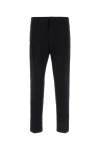Jil Sander Low-rise Cotton Chino Pants In Blue