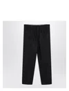 Jil Sander Navy Blue Cotton Pants