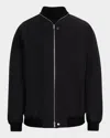 Jil Sander Men's Oversized Lightweight Cotton Jacket In Black