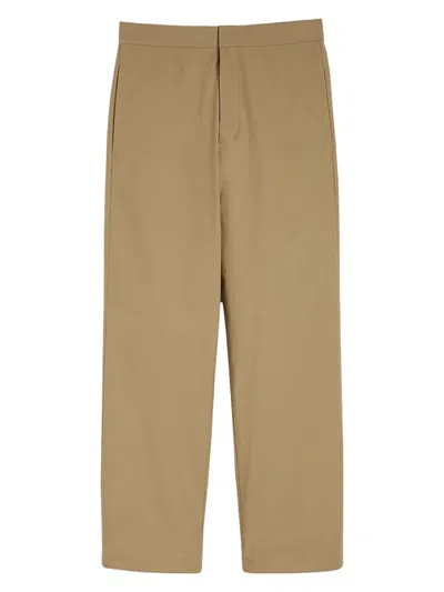 JIL SANDER MEN'S PANTALON LOGO BOLSILLO MARRON | SIZE DE48 | J47KA0276J45296235