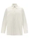 Jil Sander White Cotton Oversized Shirt In White