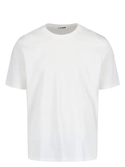 JIL SANDER MEN'S SHORT SLEEVE COTTON T SHIRT