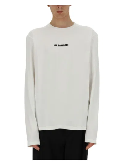 JIL SANDER MEN'S T-SHIRT WITH LOGO
