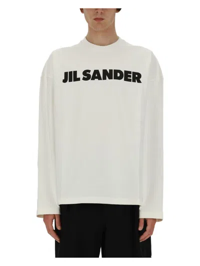 JIL SANDER MEN'S T-SHIRT WITH LOGO