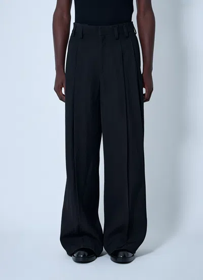 Jil Sander Men Tailored Wool Pants In Black