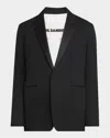 Jil Sander Men's Tailored Wool Suit In Black