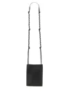Jil Sander Tangle Small Crossbody Bag With Braided Strap In Black