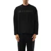 Jil Sander Men's Tonal Logo Long Sleeve T-shirt In Black