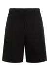 Jil Sander Tailored Wool Shorts In Black
