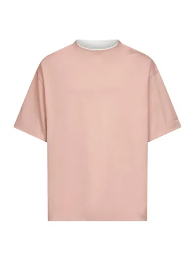 Jil Sander Men Two-tone Compact Jersey Reversible T-shirt In Multi