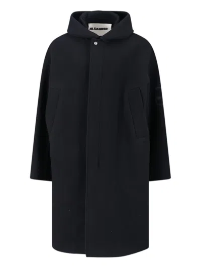 Jil Sander Men's Virgin Wool Lined Jacket In Black