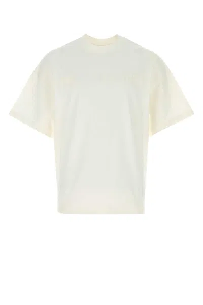 Jil Sander Men White Cotton Oversize T-shirt