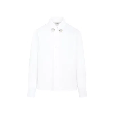 Jil Sander Men's White Cotton Shirt For Ss24