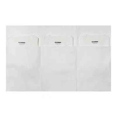 Jil Sander Men White Cotton T-shirt