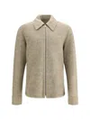 Jil Sander Men Wool Jacket In Neutral