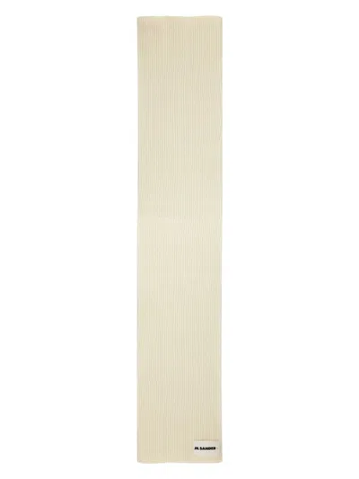 JIL SANDER MEN'S WOOL SCARF