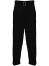 Jil Sander Men Wool Trousers In Black