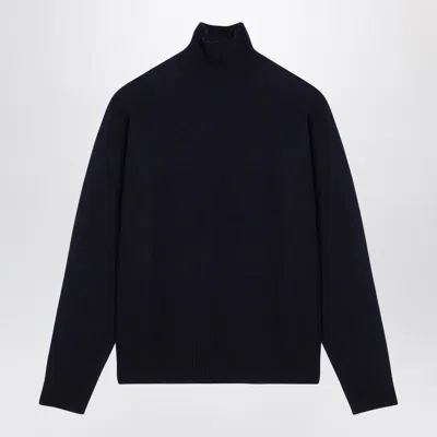 JIL SANDER MEN'S WOOL TURTLENECK SWEATER