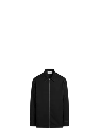 JIL SANDER MEN'S ZIPPED SHIRT JACKET