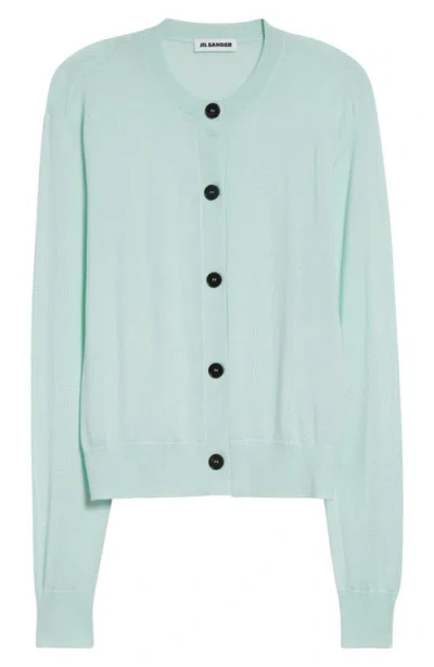 Jil Sander Merino Wool, Cashmere & Silk Cardigan