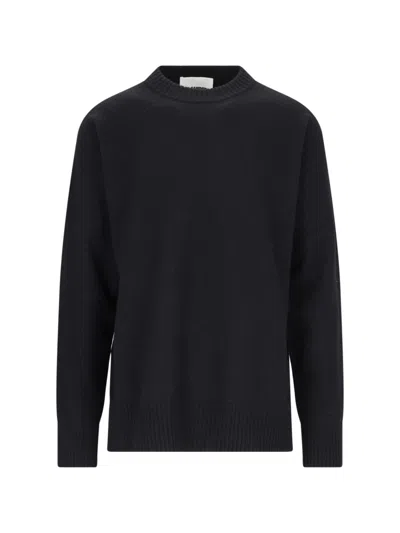 Jil Sander Merino Wool Sweater In Black  