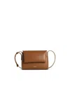 Jil Sander 'messenger' Brown Leather Crossbody Bag In Brown