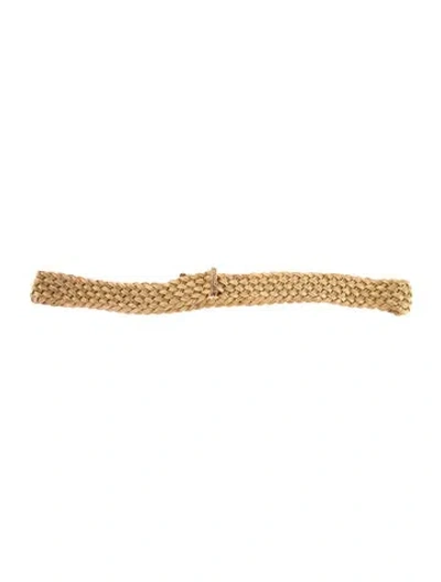 Pre-owned Jil Sander Metal Waist Belt In Gold