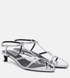 Jil Sander Metallic Leather Sandals