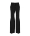 Jil Sander Mid-rise Flared Tailored Trousers In Black