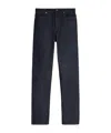 Jil Sander Straight Leg Trousers Belt Loops In Navy Blue