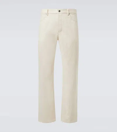 Jil Sander Mid-rise Straight Jeans In Natural