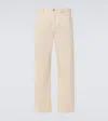 Jil Sander Mid-rise Straight Jeans In White