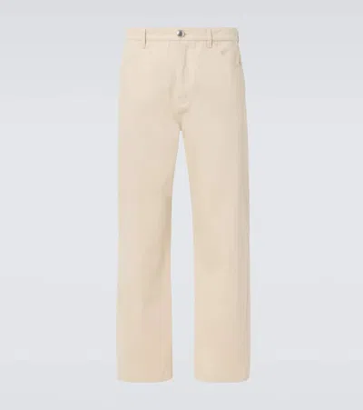 Jil Sander Mid-rise Straight Jeans In White