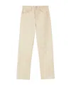 Jil Sander Mid-rise Straight-leg Denim Jeans In Nude