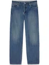 JIL SANDER MID-RISE STRAIGHT-LEG JEANS