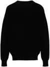 Jil Sander Black Cashmere Sweater In Black