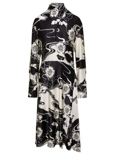 Jil Sander Kleid  Damen Farbe Schwarz In Blackwhite