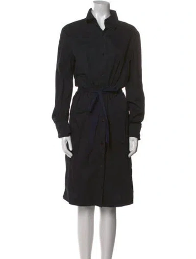 Pre-owned Jil Sander Midi Length Dress In Black