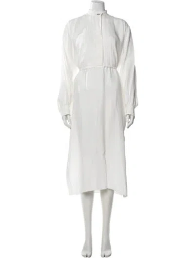 Pre-owned Jil Sander Midi Length Dress In Neutral