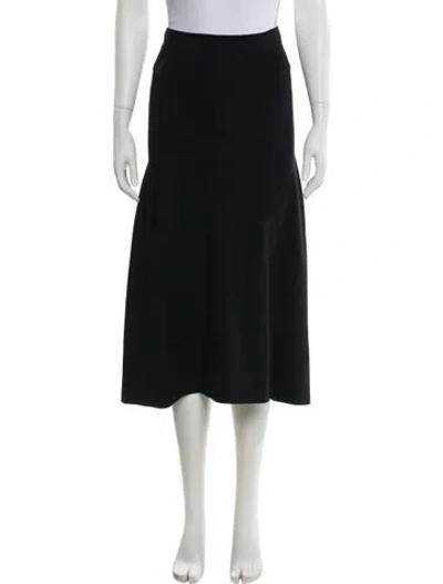 Pre-owned Jil Sander Midi Length Skirt In Black