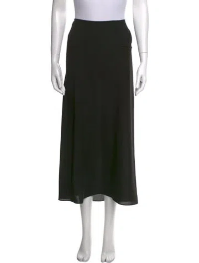 Pre-owned Jil Sander Midi Length Skirt In Black