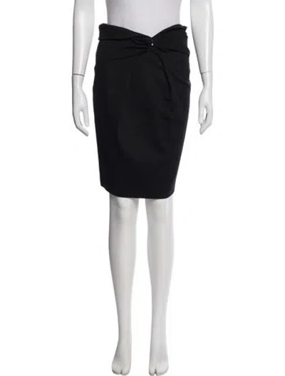 Pre-owned Jil Sander Midi Length Skirt In Black