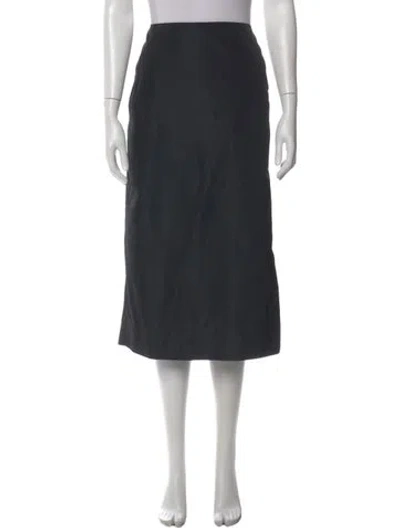 Pre-owned Jil Sander Midi Length Skirt In Black